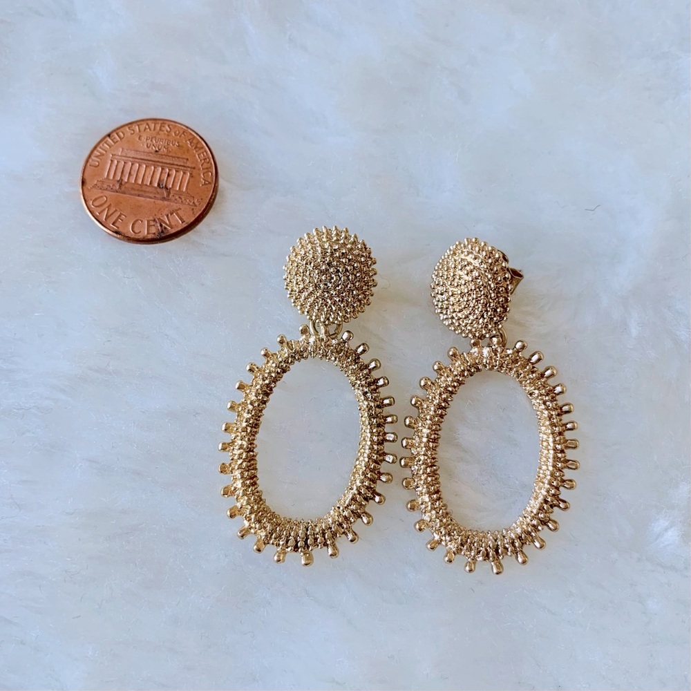Golden color earrings